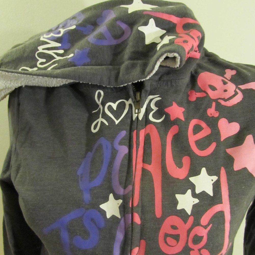 Peace and Love Hoodie, Medium